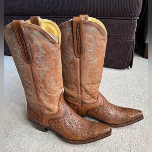 Price firm- Old gringo 10 western cowboy cowgirl tooled boots mothers day gift